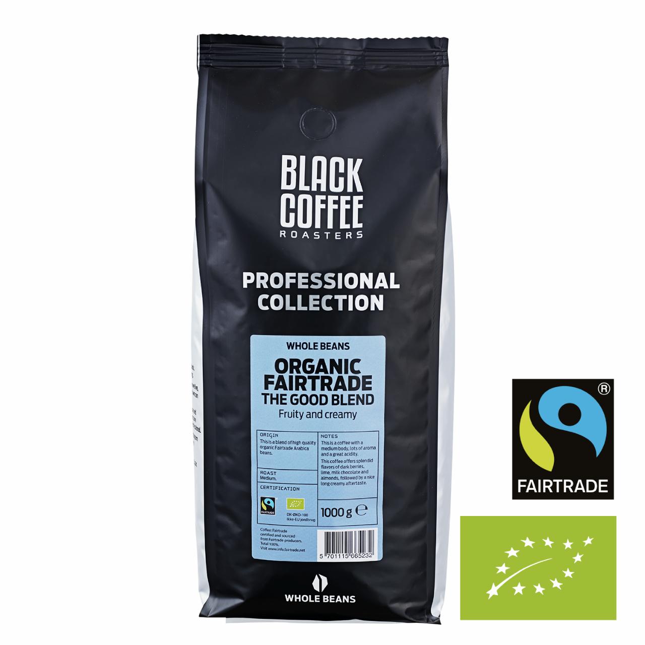 Black Coffee Roasters Organic Fairtrade Hele Bønner