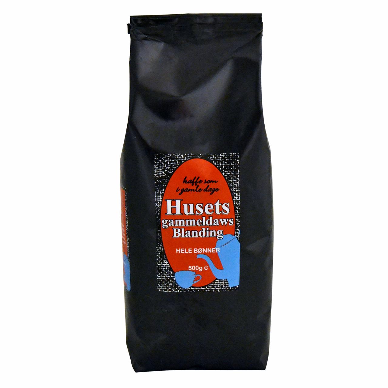 Husets Gammeldaws Blanding Hele Bønner 