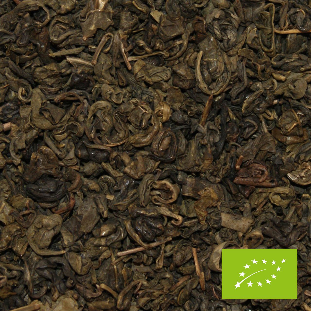 Grøn gunpowder te, økologisk