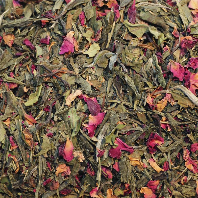 Grøn/hvid te med kvæde og passionsfrugtsmag