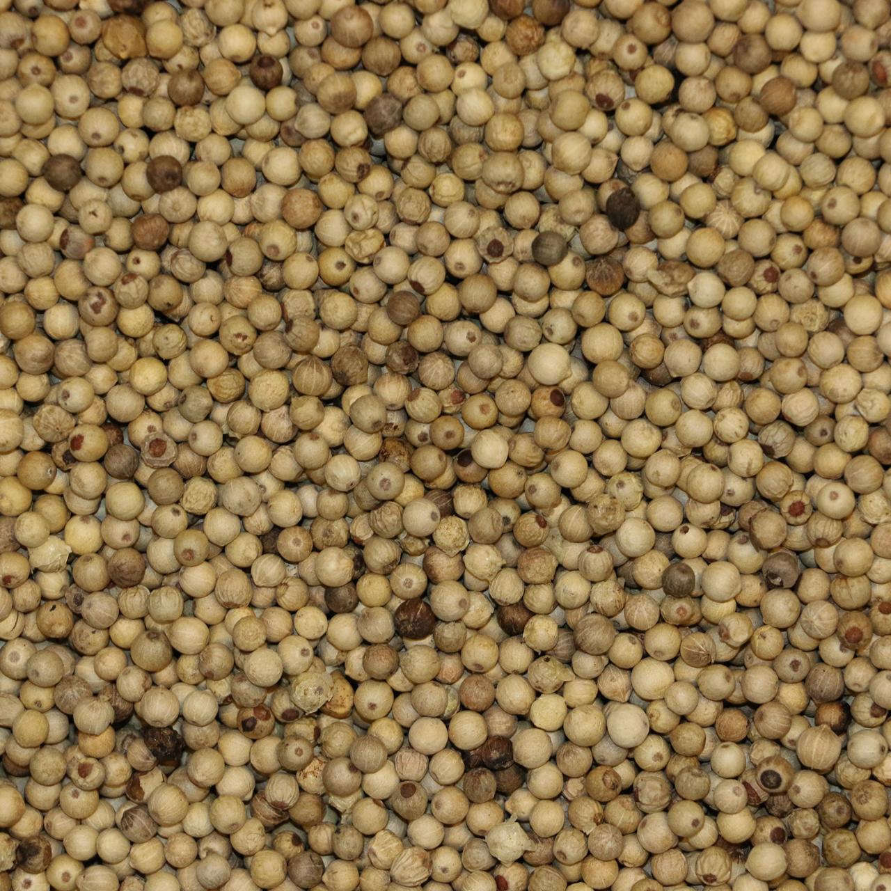 Hele hvide peberkorn