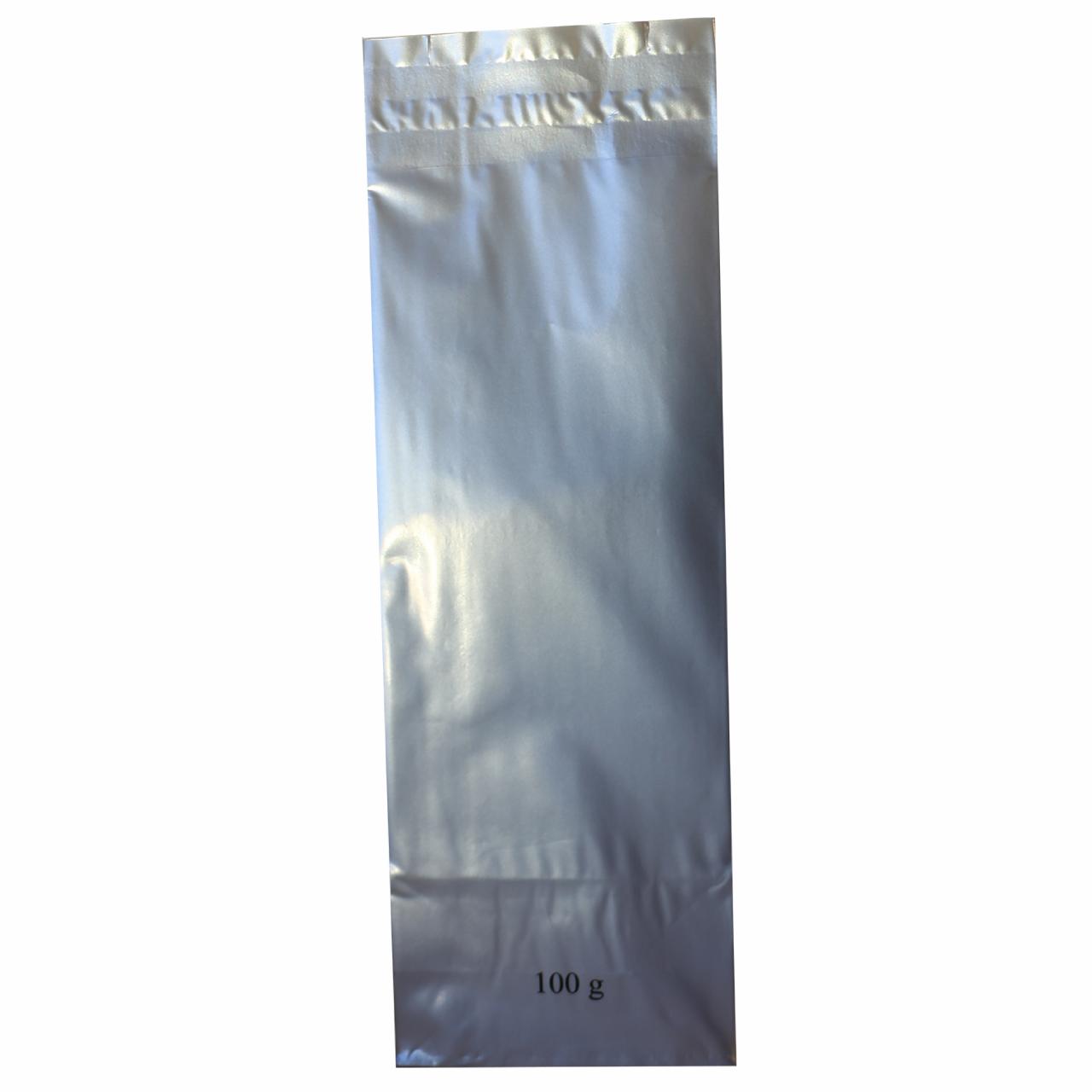 Sølvfarvet Cellophan Pose 100 g