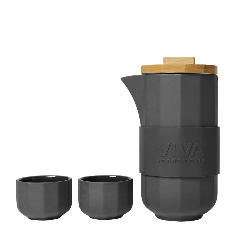 VIVA Tekande med 2 Kopper Mørkgrå Alexander 