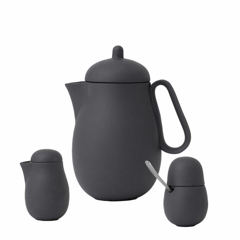 VIVA Nina Tekande med Mælk og Sukkersæt i Grå 