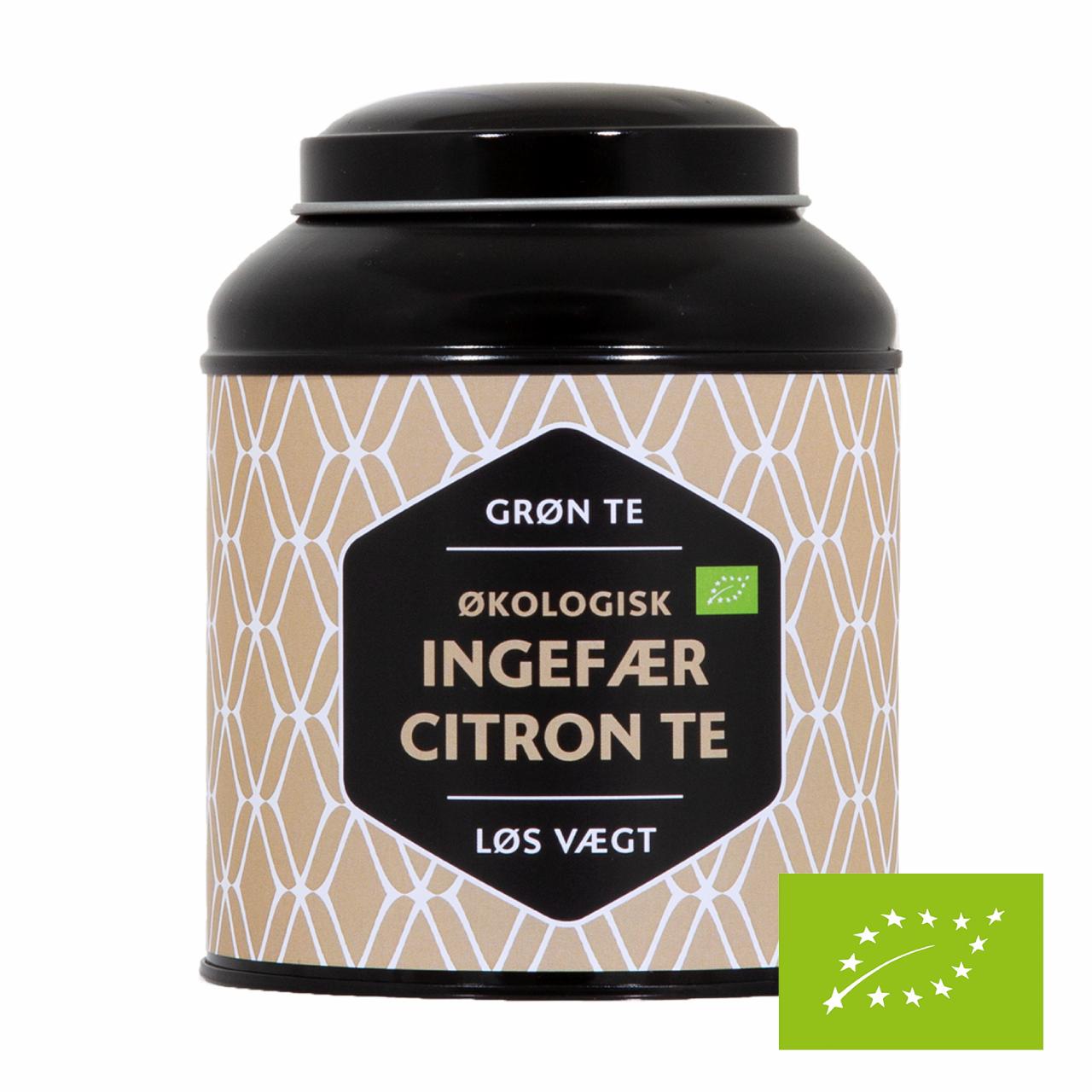 Økologisk Grøn Ingefær Citron Te