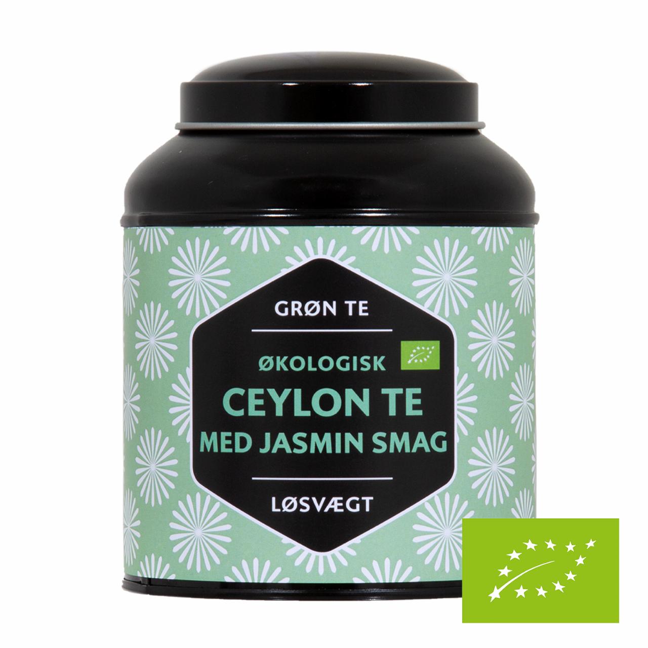 Økologisk Grøn Ceylon Te med Jasminsmag