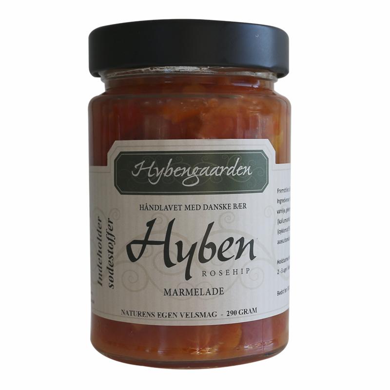 Hybengaarden Hybenmarmelade med tilsat sødemiddel