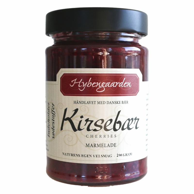 Hybengaarden Kirsebærmarmelade med tilsat sødemiddel