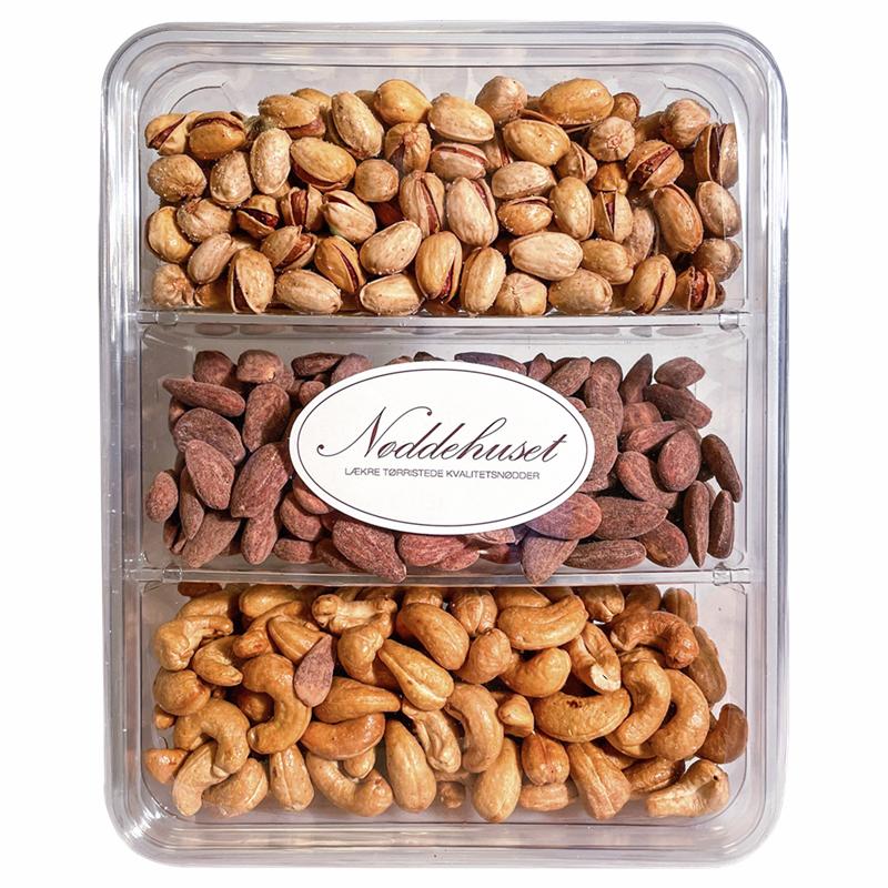 Familiebakke med Mandler, Cashewnødder og Pistacienødder
