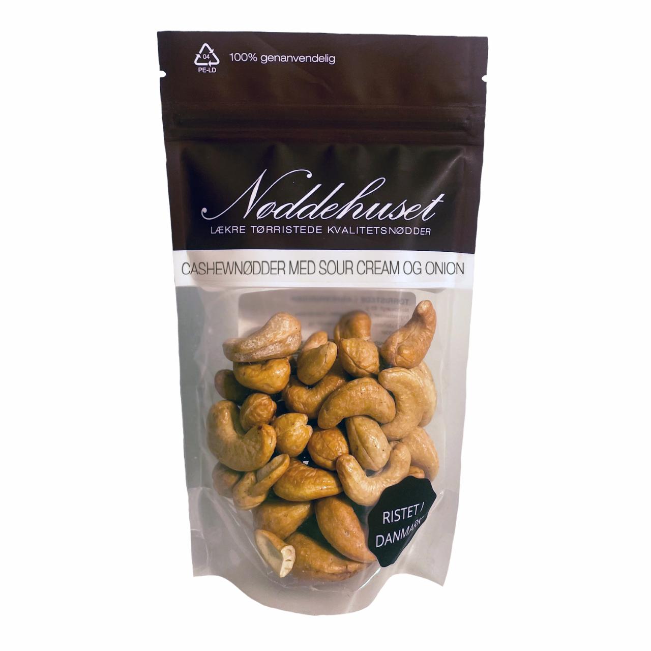 Cashewnødder Sourcream and Onionsmag 85g