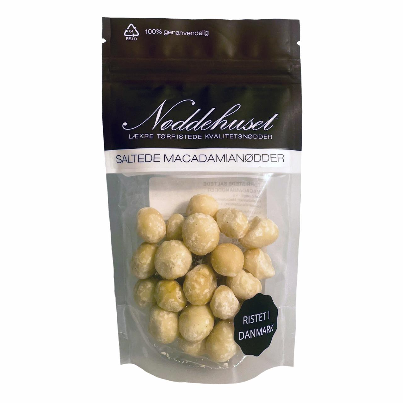 Nøddehuset Tørristede Saltede Macadamianødder 