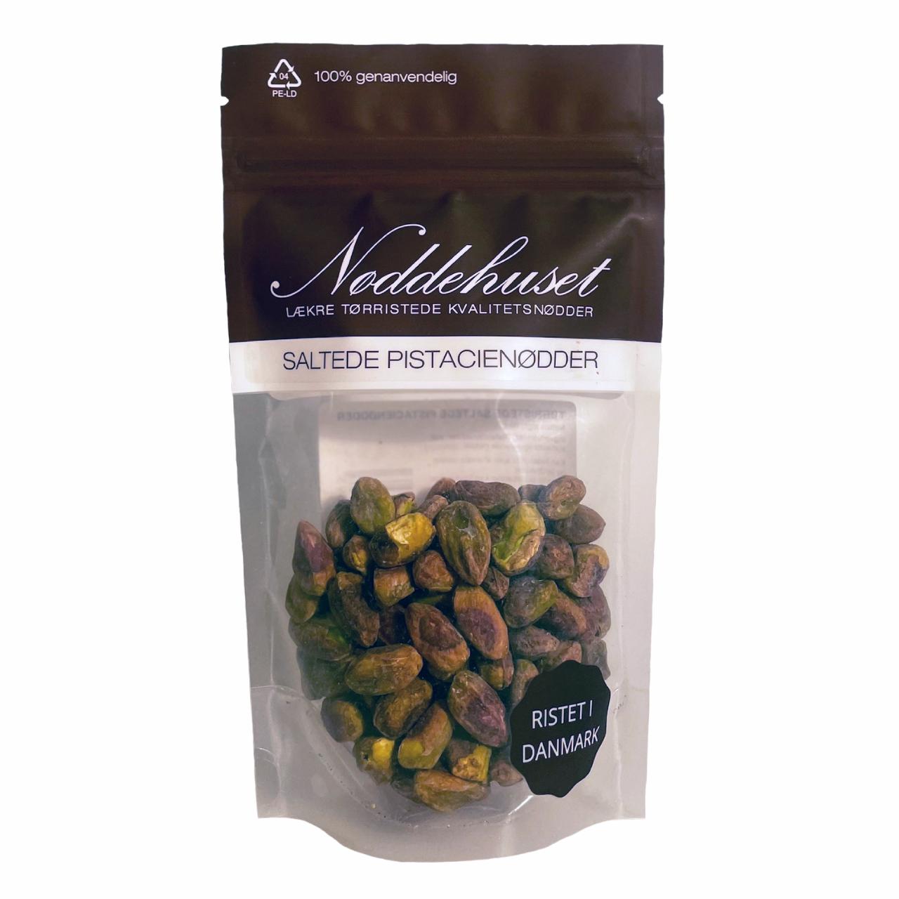 Nøddehuset Tørristede Saltede Pistacienødder 