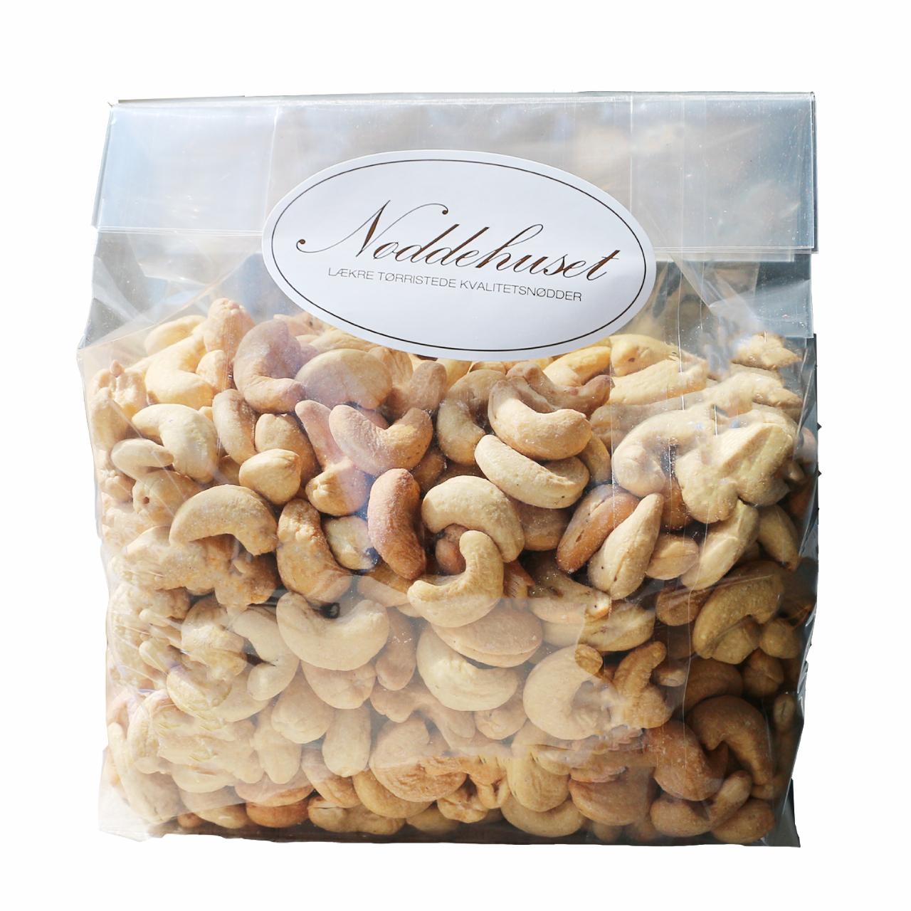 Nøddehuset Tørristede Saltede Cashewnødder