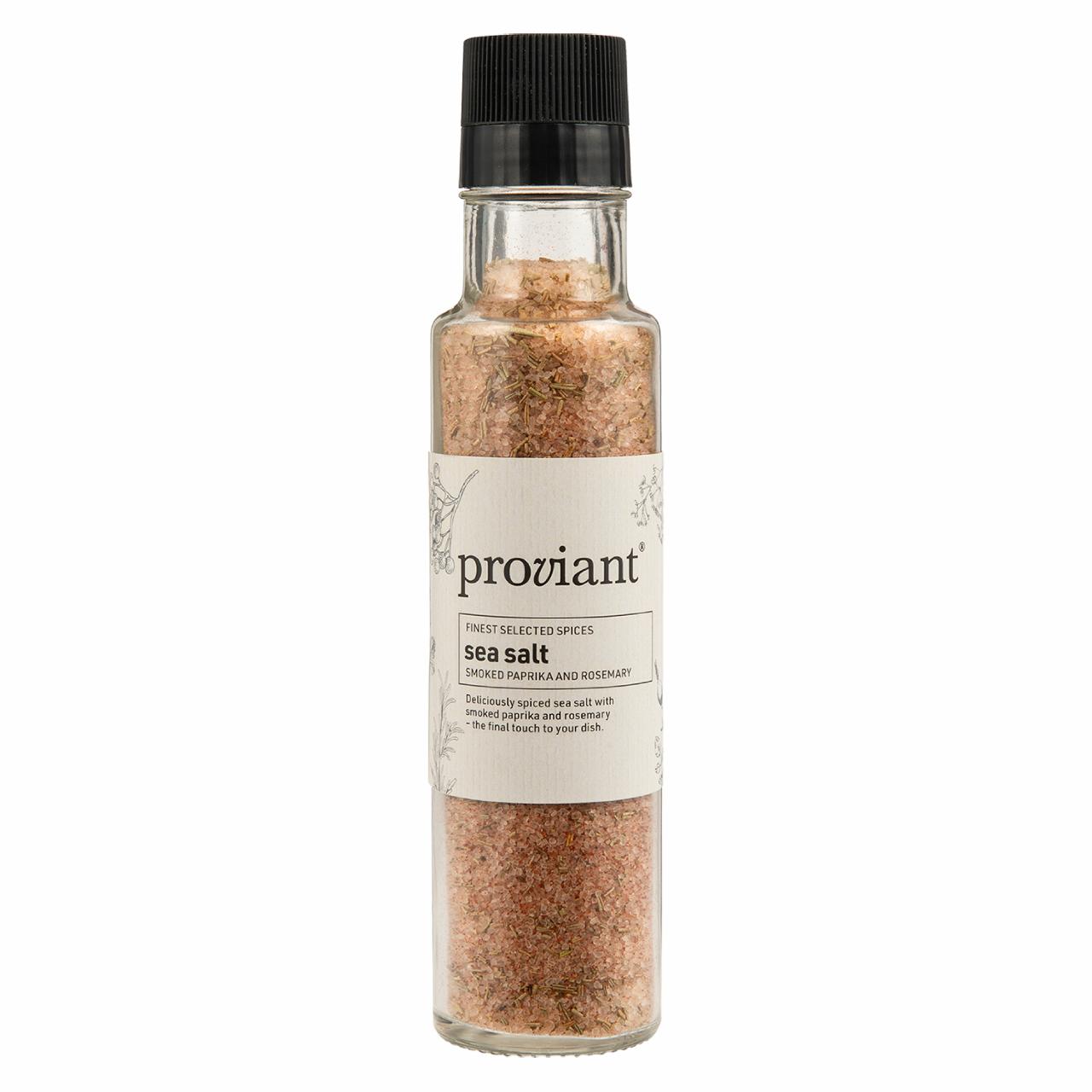 Proviant Havsalt med Paprika og Rosmarin i Kværn