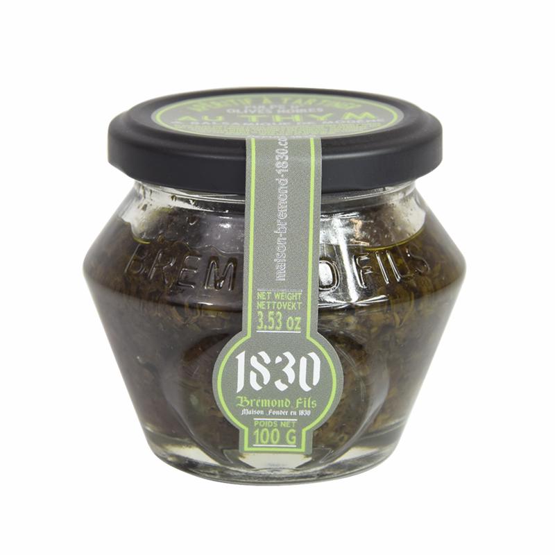 1830 Olivenpulp med timian og balsamicoeddike (fra Modena)