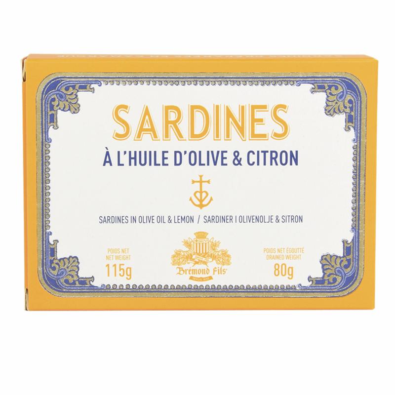 1830 Sardiner med olivenolie og citron