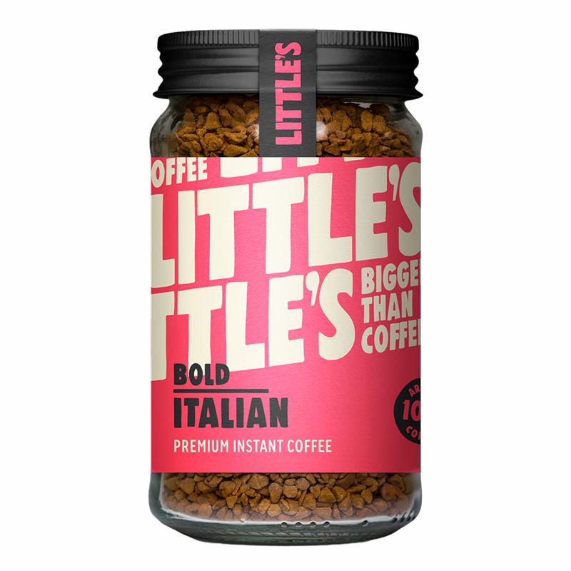 Instant Italiensk mørkristet kaffe 100g Littles