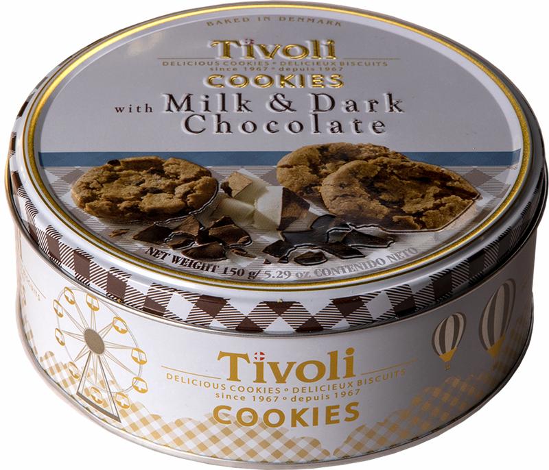 Tivoli Milk & Dark Chocolate Chip småkager