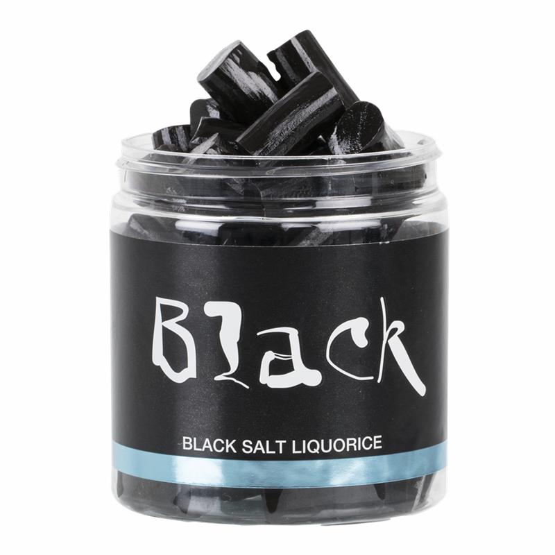 Salt lakrids i dåse 70g, Black liquorice