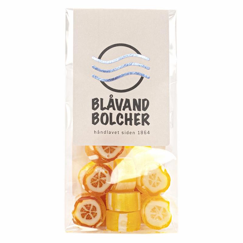 Bolsjer, citron/appelsin rox