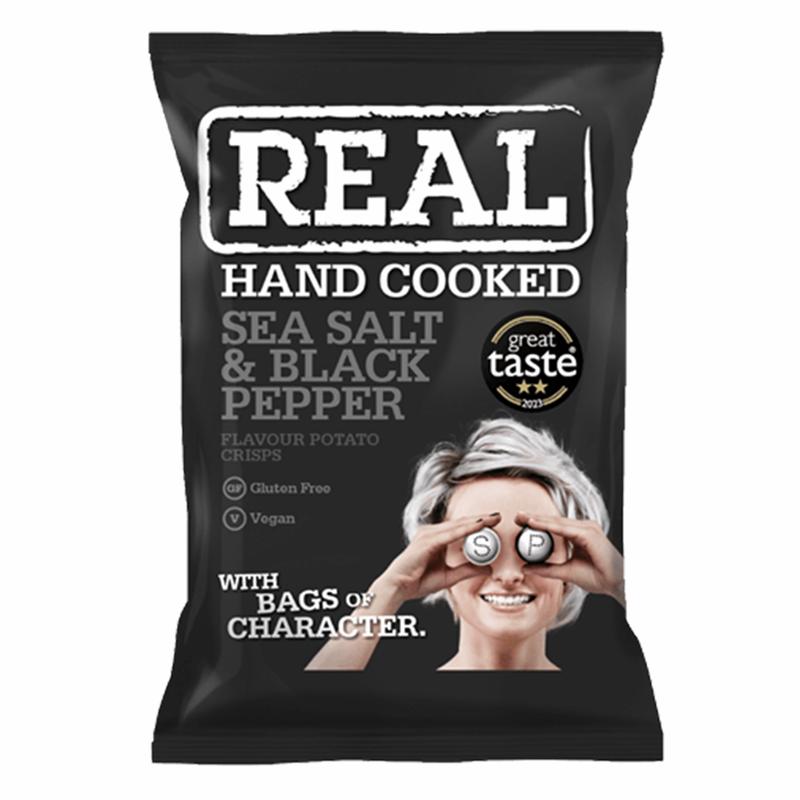 Chips med havsalt og sort peber 35g