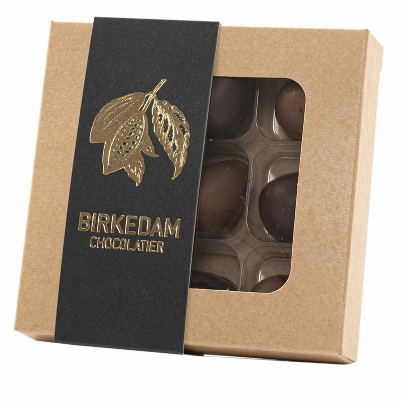 Marcipanæg m. chokolade 9 stk 