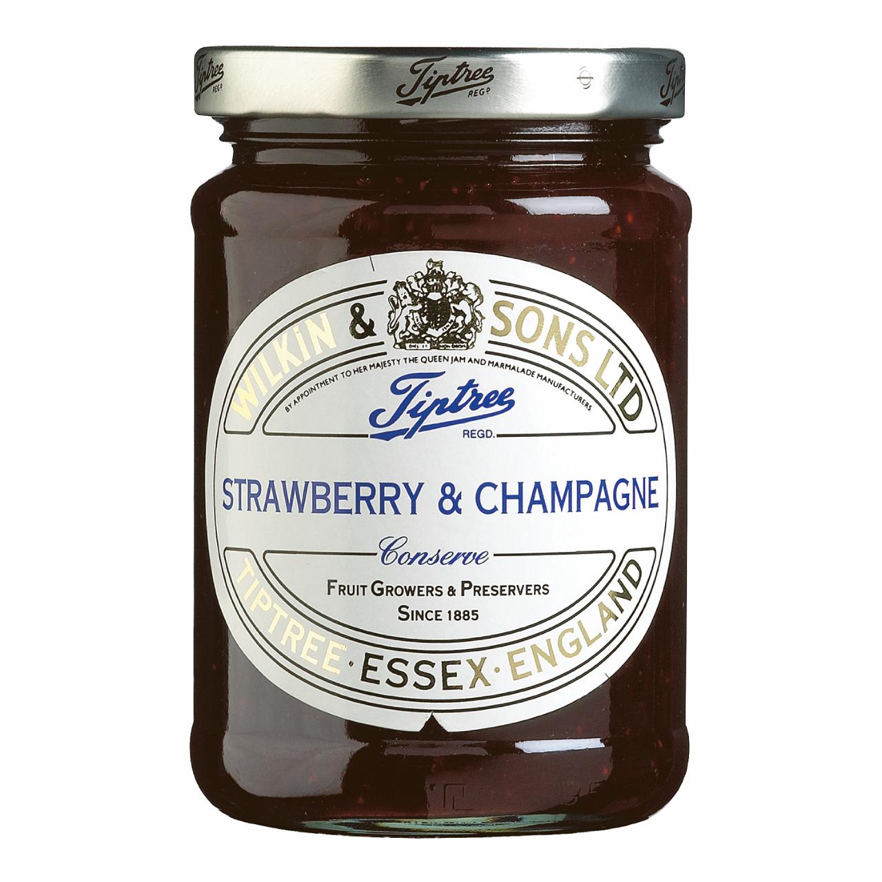 Tiptree Strawberry og Champagne Marmelade 